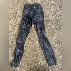 lululemon athletica Charcoal Tie-Dye Jeggings